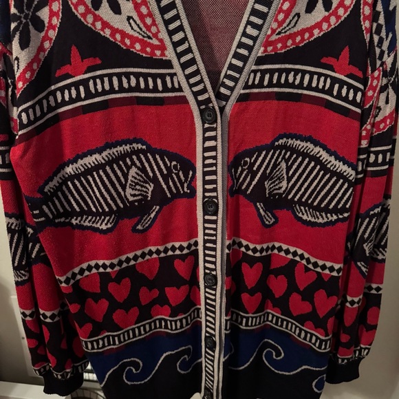 FARM Rio Multicolor Patterned Cardigan - Picture 8 of 13